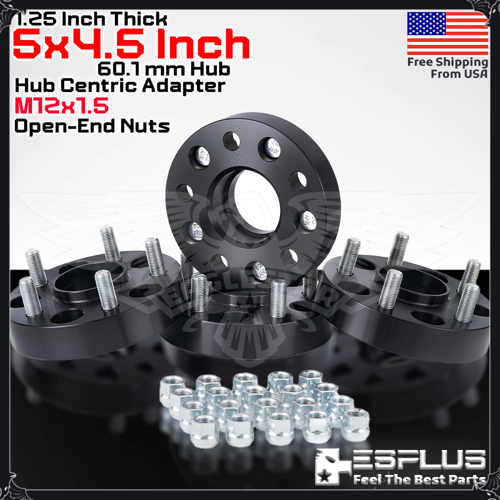 4pc 32mm HUB CENTRIC WHEEL SPACER 5X4.5? CB 60.1mm 12x1.5 FIT Toyota Lexus
