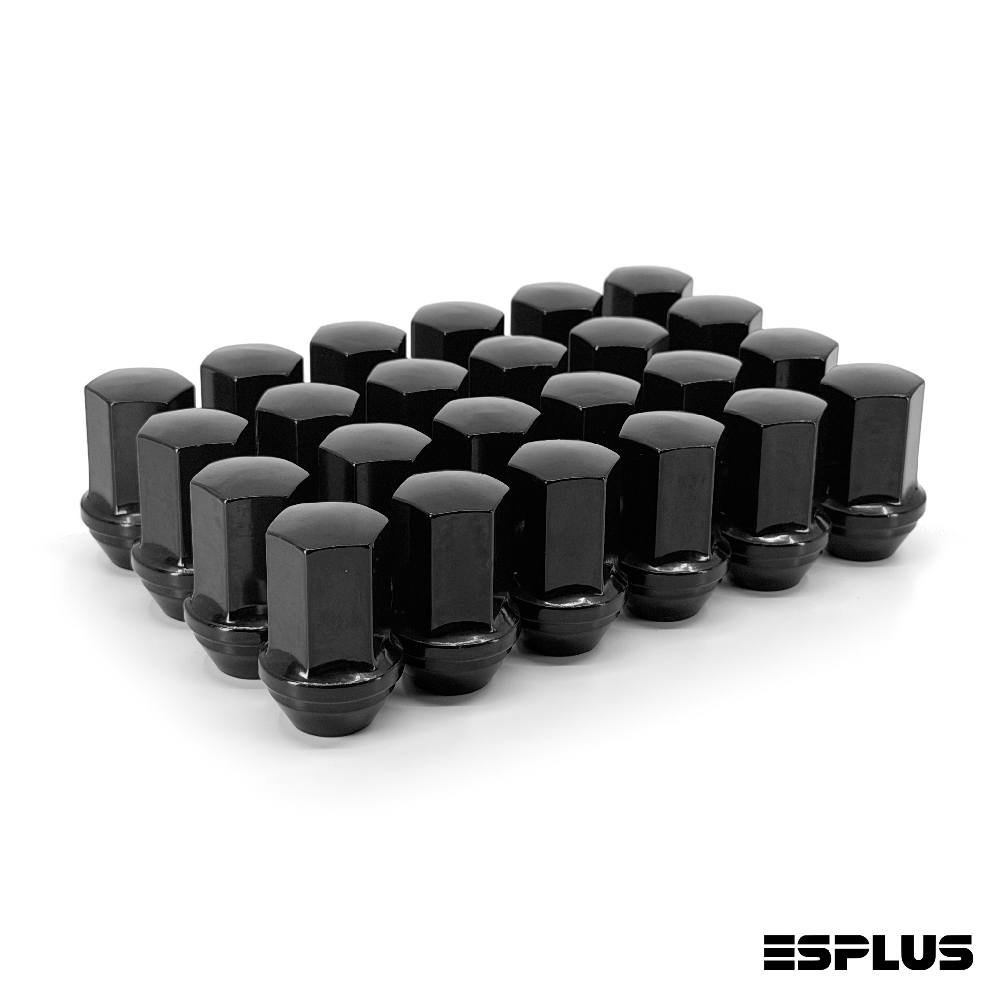 [24] Cadillac OE Style Black M14x1.5 Acorn Lug Nuts 1.8