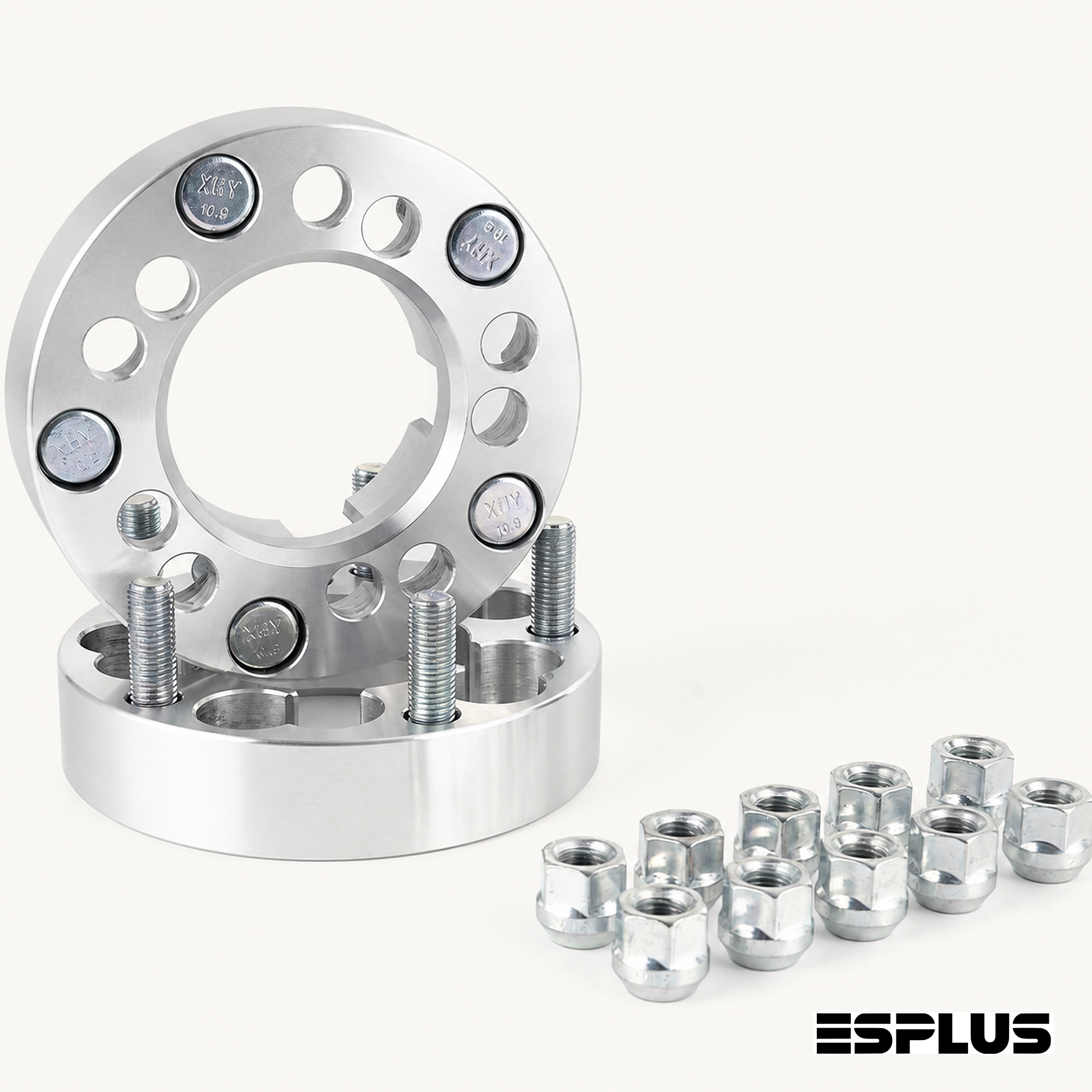 Dual-pattern wheel adapters, 5-lug, 32 mm thick