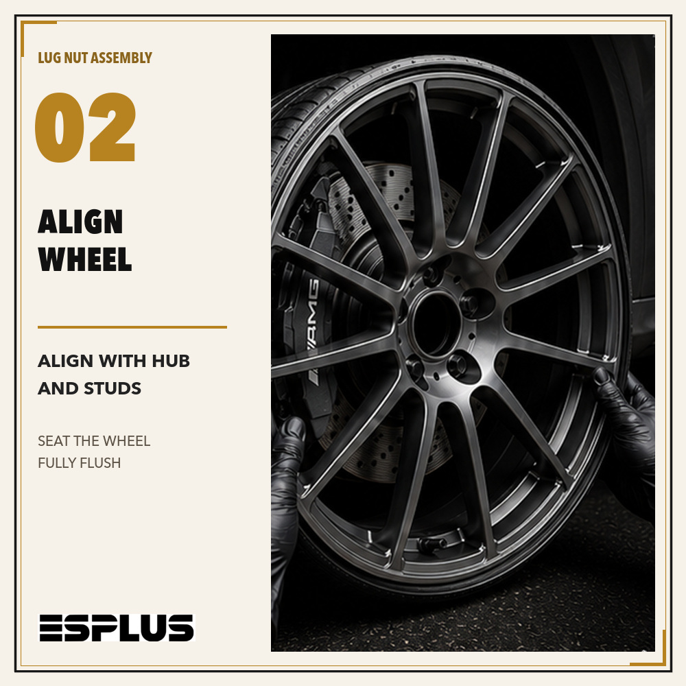 Installation guide for lug nuts