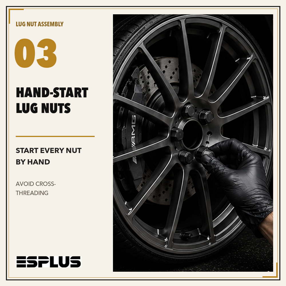 Installation guide for lug nuts
