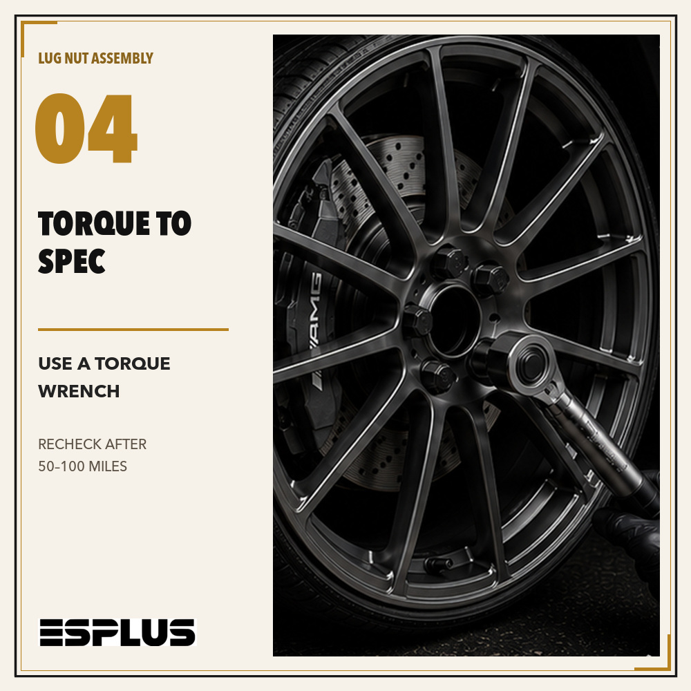 Installation guide for lug nuts