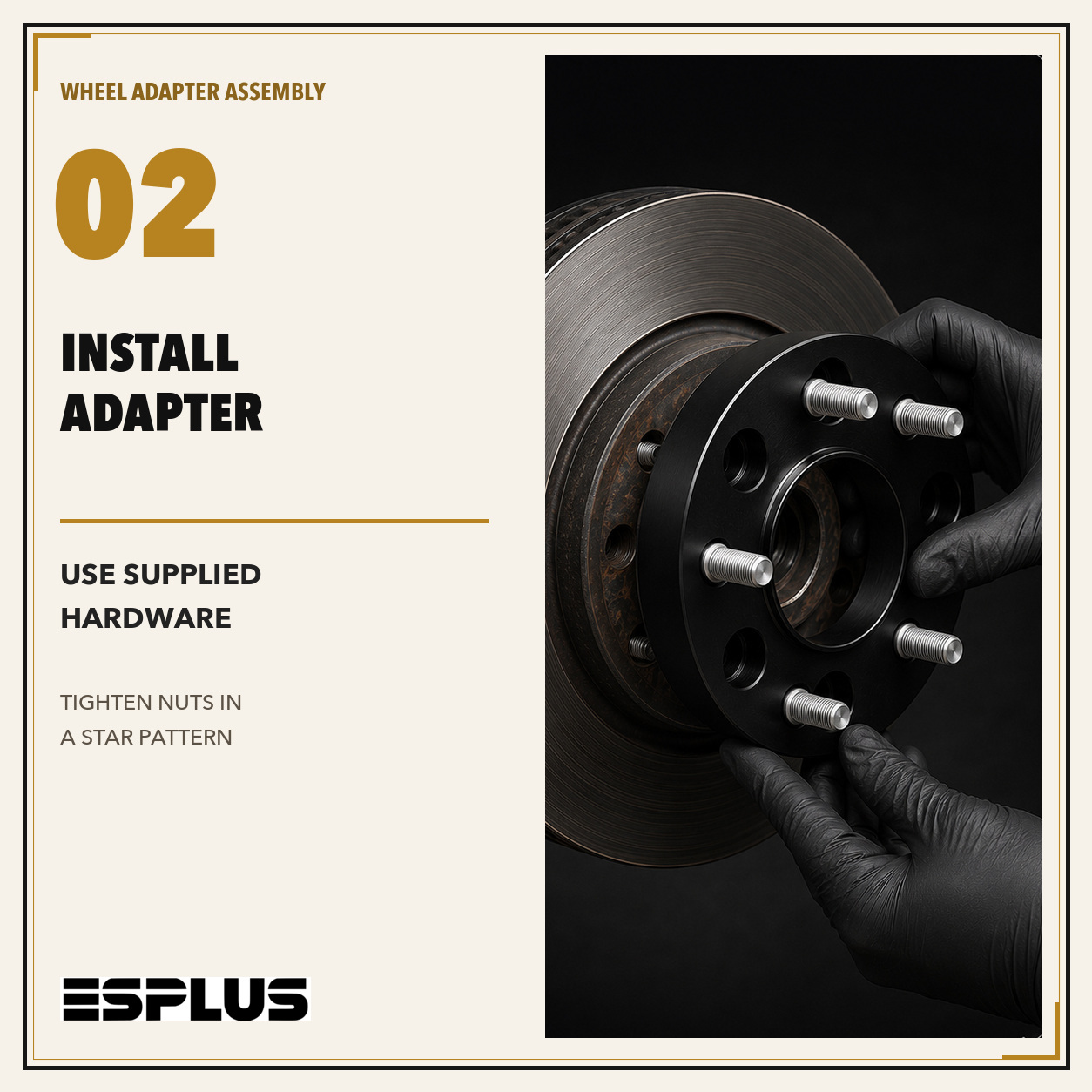 Installation guide for wheel adapters
