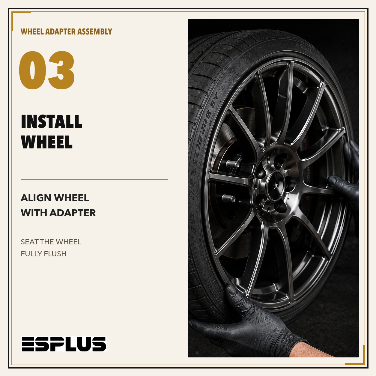 Installation guide for wheel adapters