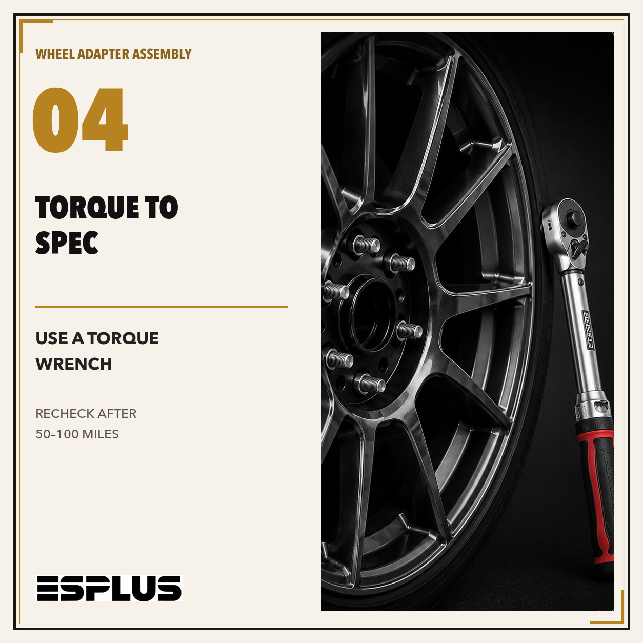 Installation guide for wheel adapters